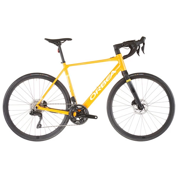Vélo De Course Électrique ORBEA GAIN D30i Shimano 105 Di2 34/50 Jaune/Noir 2023 3 Vélo De Course Électrique ORBEA GAIN D30i Shimano 105 Di2 34/50 Jaune/Noir 2023