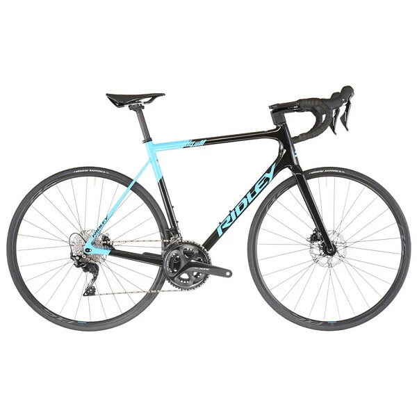 Vélo De Course RIDLEY HELIUM DISC Shimano 105 34/50 Noir/Bleu 2023 3 Vélo De Course RIDLEY HELIUM DISC Shimano 105 34/50 Noir/Bleu 2023