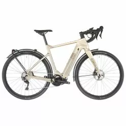 Vélo De Gravel Électrique BIANCHI E-ARCADEX TOURER Shimano GRX 600 40 Dents Beige 2023