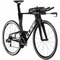 Vélo De Contre La Montre CUBE AERIUM C:68 SL LOW Sram Force ETap AXS 35/48 Noir/Blanc 2022