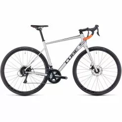 Vélo De Course CUBE ATTAIN PRO DISC Shimano Sora 34/50 Gris 2023