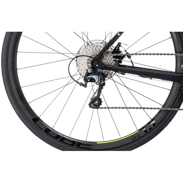 Vélo De Course CUBE ATTAIN RACE DISC Shimano Tiagra 34/50 Noir 2023 13 Vélo De Course CUBE ATTAIN RACE DISC Shimano Tiagra 34/50 Noir 2023 – Image 11