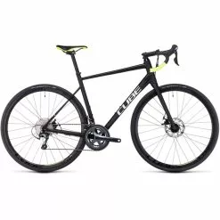 Vélo De Course CUBE ATTAIN RACE DISC Shimano Tiagra 34/50 Noir 2023