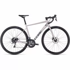 Vélo De Course CUBE AXIAL WS DISC Shimano Claris 34/50 Femme Gris 2023