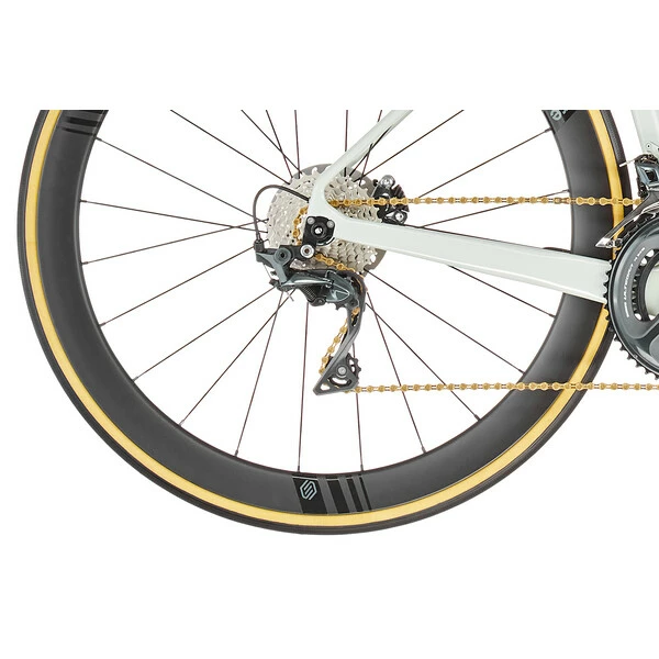 Vélo De Course FONS STRADA DISCO CARBON PRO DISC Shimano Ultegra R8020 34/50 Femme Blanc 2022 17 Vélo De Course FONS STRADA DISCO CARBON PRO DISC Shimano Ultegra R8020 34/50 Femme Blanc 2022 – Image 15