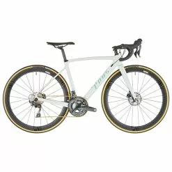Vélo De Course FONS STRADA DISCO CARBON PRO DISC Shimano Ultegra R8020 34/50 Femme Blanc 2022