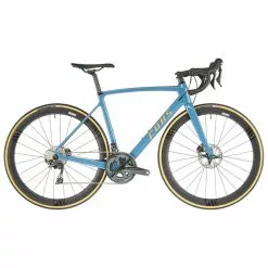 Vélo De Course FONS STRADA DISCO CARBON PRO DISC Shimano Ultegra R8020 34/50 Femme Bleu 2022