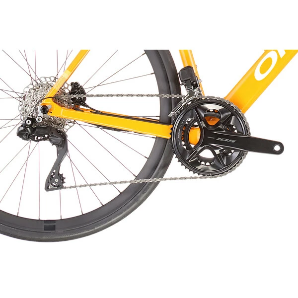 Vélo De Course Électrique ORBEA GAIN D30i Shimano 105 Di2 34/50 Jaune/Noir 2023 12 Vélo De Course Électrique ORBEA GAIN D30i Shimano 105 Di2 34/50 Jaune/Noir 2023 – Image 10