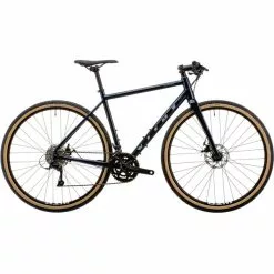 Vélo De Gravel VITUS SUBSTANCE V-2 FLAT BAR Shimano Sora Mix 30/46 Noir/Bleu 2023